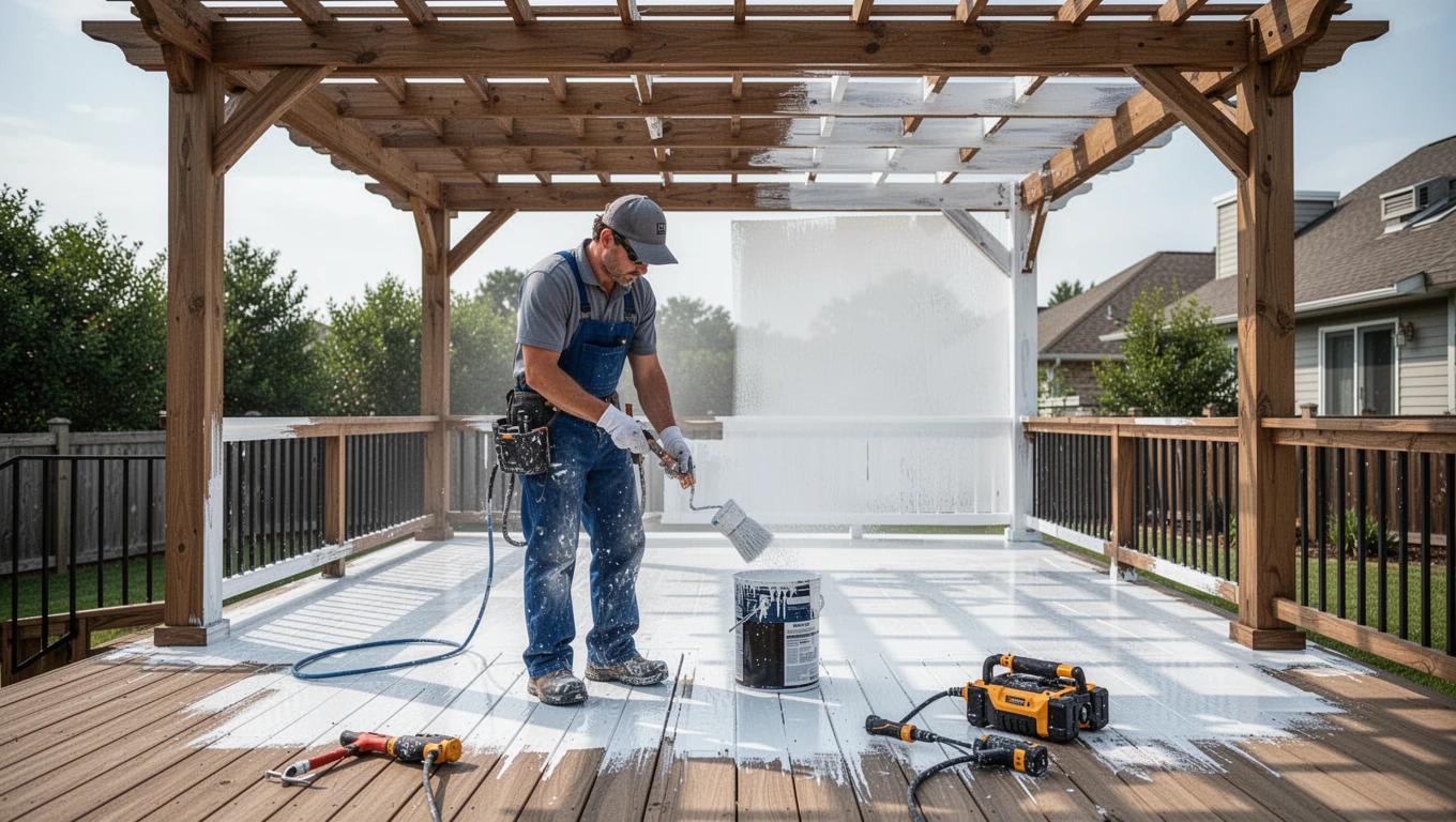 Deck & Pergola Staining